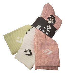 Converse Made For Chucks Half Cushion Crew 3PK Socks